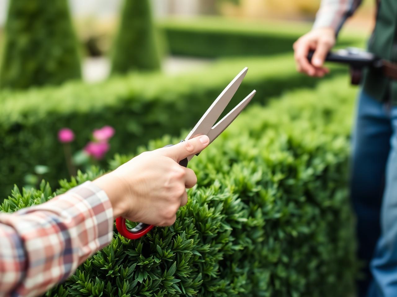 Professionelle Heckenpflege im Garten